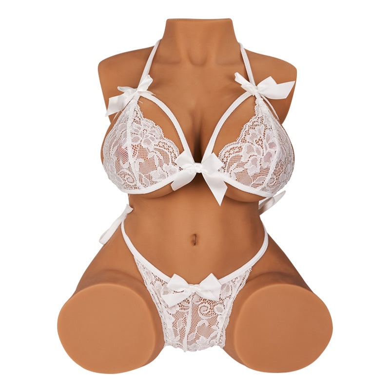 Britney 2.0 27.3LB Tantaly half-body doll with lifelike soft breasts and realistic curves.