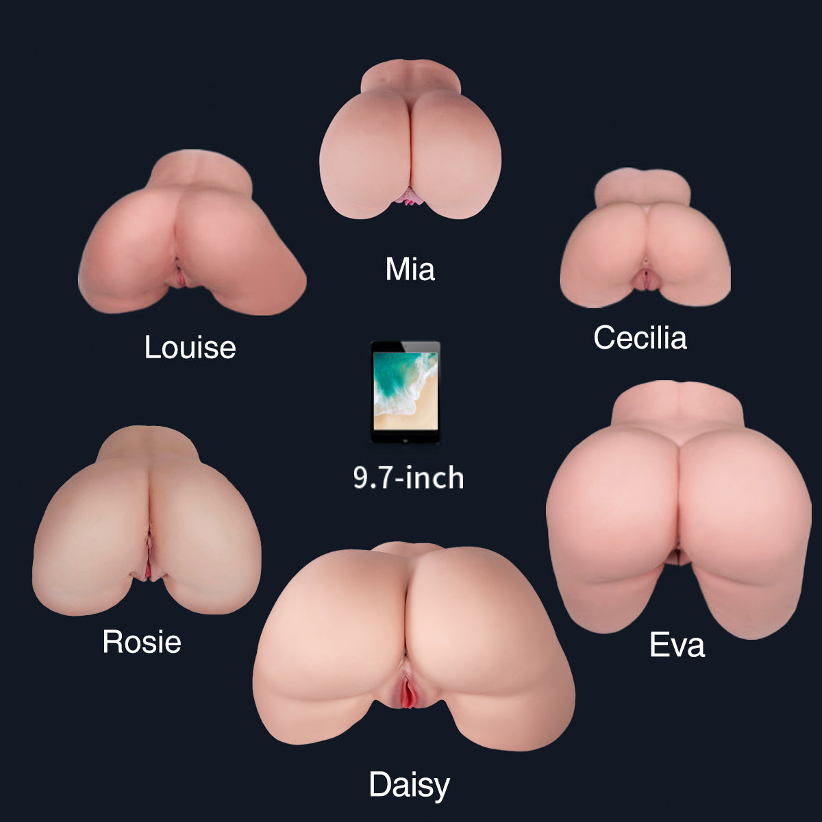 Daisy Big Ass Realistic Pussy Sex Doll size