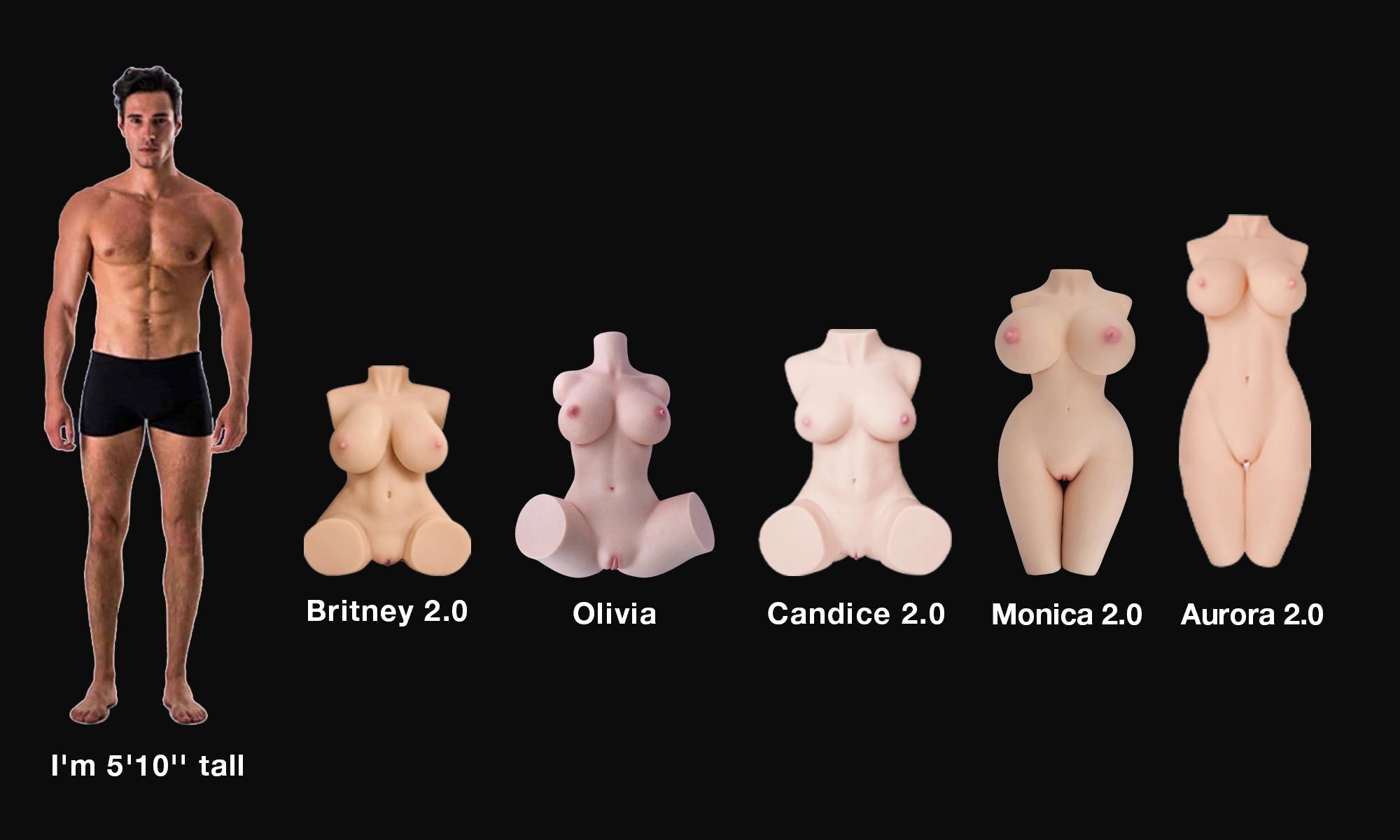 Tantaly_Olivia_Streamer_Girl_Silicone_Sex_Doll_Torso_Comparison