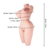 Monica: 40.7LB Best Hentai Sex Doll Torso for Breast Fun