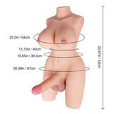 sarina fair 19.8lb big penis trans sex doll torso lsize chart