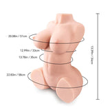 Dita: 9.26LB Big Boobs Portable Dual Tunnels Male Sex Toy