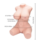 Jennifer: Tantaly Human Skin Texture Sex Doll with Soft Full Breast & Erect Nipple(60.6LB)