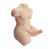 Channing 33.07LB male torso sex doll with realistic features for couples and men seeking pleasure.